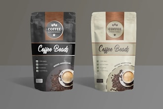 do professional food packaging design, food label design with 3d