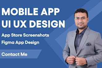 do app design in figma ui ux mobile app design and app store screenshots