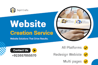 craft a your choice wordpress website