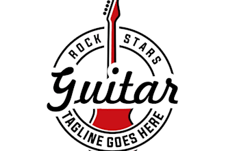 do make an modern guitar logo