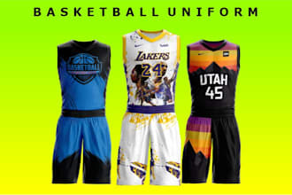 design basketball shirt sublimation jersey and uniform