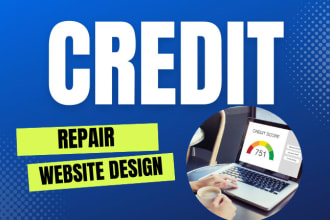 credit repair credit score repair website landing page