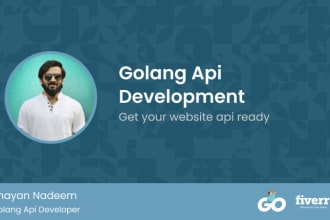 develop golang API for your business or saas