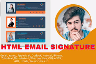 create html email signature clickable email signature