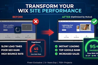 fix your wix website speed and guarantee 90 plus pagespeed score