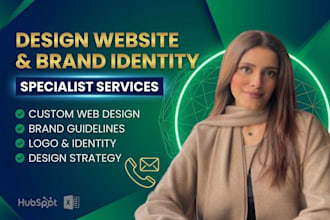 design website, logo, and brand identity for your business
