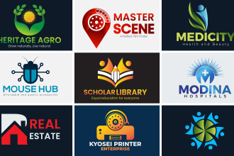 do a minimalistic modern corporate brand logo