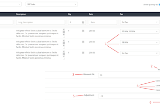 customize your invoice in perfex crm