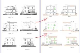 convert pdf, sketch or pdf in dwg file