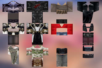 make detailed roblox outfits for you