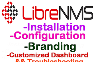 install configure librenms observium cacti and others network monitoring tools