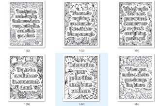 design 430 motivational quotes coloring pages for adults kids