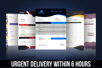 design invoice fillable form worksheet rate bill for medical restaurant business