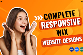 build wix website design or redesign wix website business