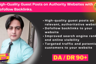 boost your SEO with high quality, niche relevant dofollow guest posts backlinks