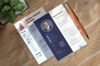 design professional resume,cv and cover letter template
