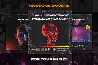 professionally design album cover art or music artwork