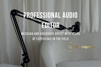 be your professional audio editor czech or english