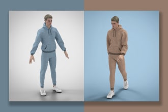 make 3d realistic design for your brand in clo 3d