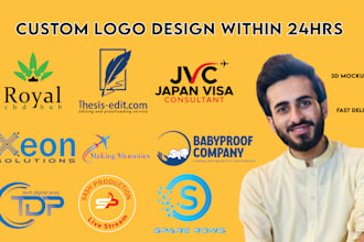 do customized logo maker for company and website