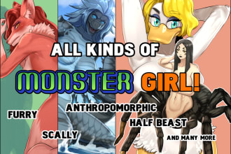 create monster girl, fursona and etc for your oc