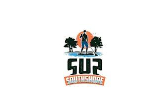 do a fun exciting super logo for stand up paddle board rental company