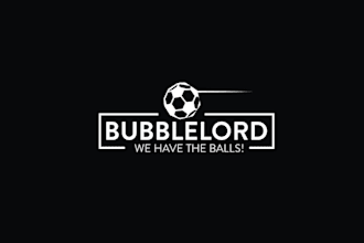 design premium bubble soccer rentals logo