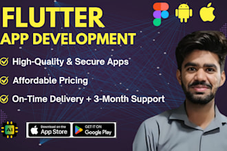 stunning flutter apps for android and ios, figma to flutter