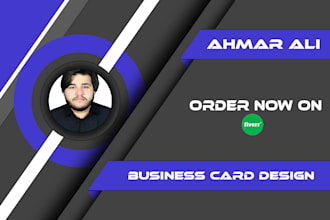 design outstanding business card for you