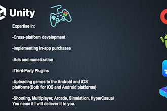 create engaging mobile games as your expert unity developer