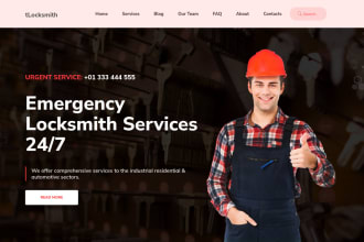create locksmith website, ar app, car key cutting website, real estate agent app
