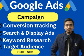 setup google ads display shopping campaign with conversion tracking