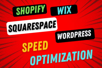 maximize the speed and performance of your wix, shopify, squarespace website