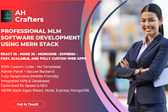 design and develop a fully customized scalable MLM platform