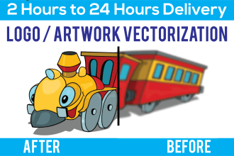 convert your logo or sketch into vector format