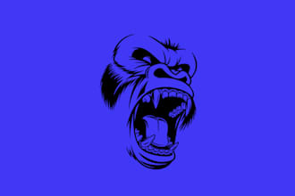 design gorilla logo satisfaction guaranteed