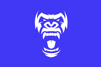 design gorilla logo with express delivery