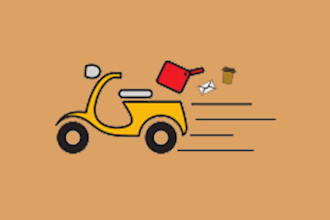 design scooter logo with unlimited revision