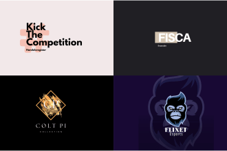 do minimalist logo design or creation for business, sports and brand identity