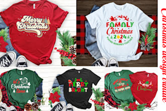 do amazing christmas design and halloween design for you
