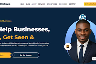 design, redesign wordpress website for business owners