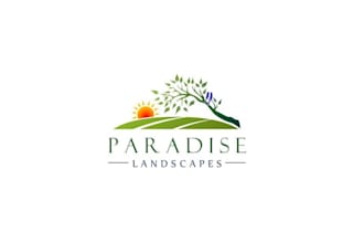 design modern unique landscaping logo