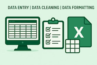 do data entry, data formatting copy paste, typing jobs
