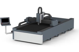 cnc fibre laser metal cutting machine, table change, rotary cutting
