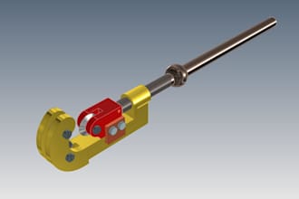 make 3d modelling and 2d drawing in autodesk inventor for your project