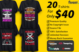 create a lot of t shirts for a print on demand company