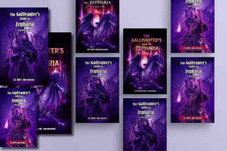 do professional book cover design or kindle cover design