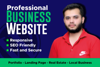 design business website, personal portfolio, lawyer or author wordpress website