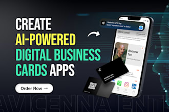 develop nfc business card app, saas app solution
