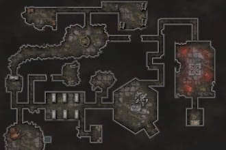 make high quality dungeons and dragons or other ttrpg maps